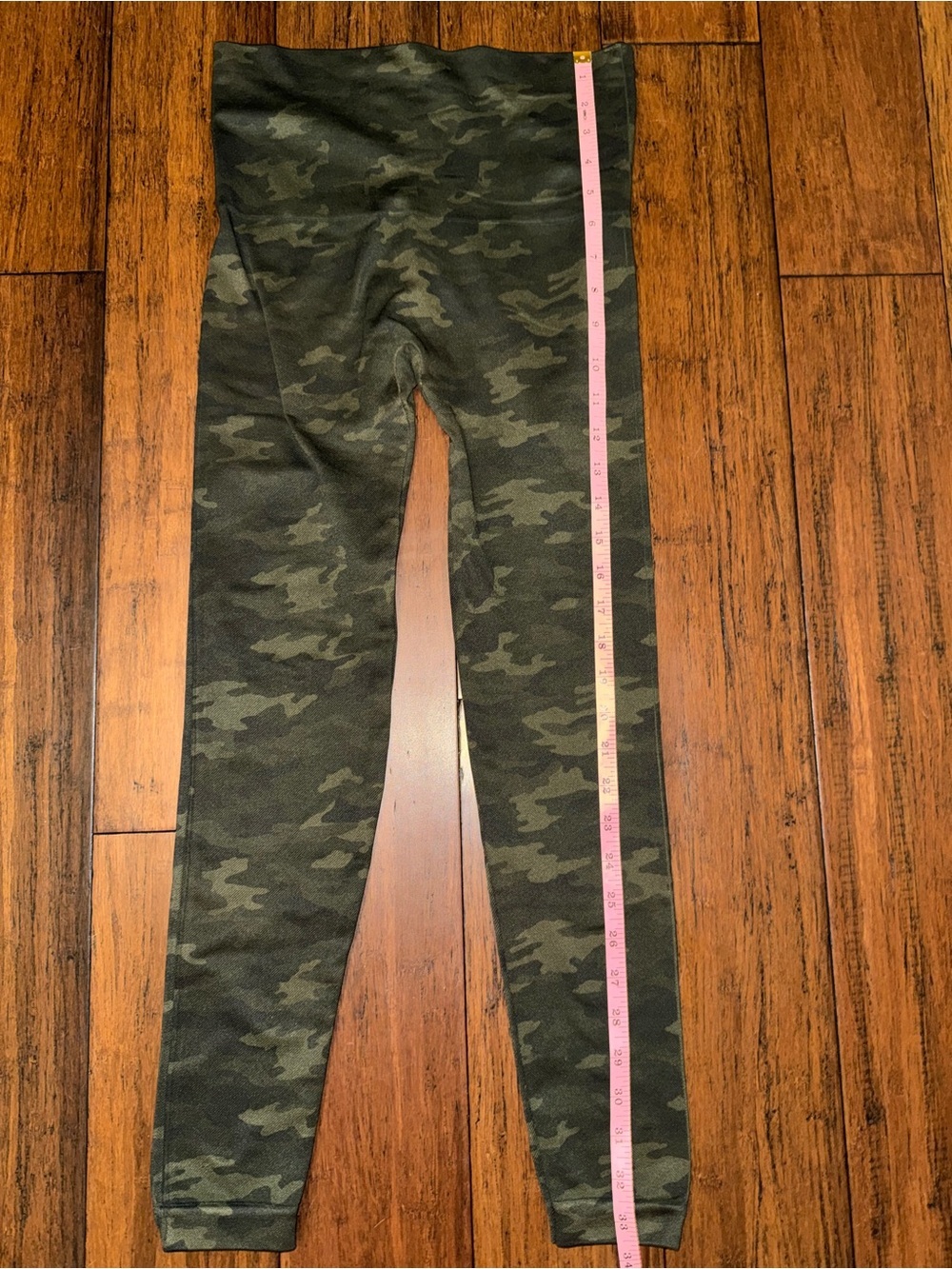 SPANX Seamless Matte Camo High Rise Full Length Leggings Size L - Picture 4 of 5